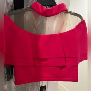 Balmain - Hot Pink Cropped shirt - Size 36